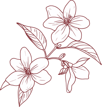 Jazmen Flower Logo